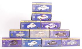 COLLECTION OF 11 ATLAS BEST OF BRITISH POLICE CAR