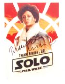 SOLO - A STAR WARS STORY - THANDIE NEWTON AUTOGRAPHED 8X10