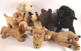 ASSORTED VINTAGE STUFFED TOYS MOHAIR TEDDY BEARS