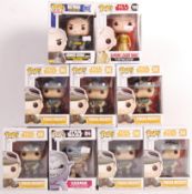 COLLECTION OF STAR WARS THEMED FUNKO POP VINYL FIGURES