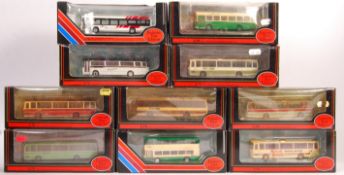 COLLECTION OF TEN BOXED EFE 1/76 SCALE BUSSES