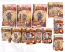 COLLECTION OF X12 VIVID ' THE HOBBIT ' CARDED ACTION FIGURES