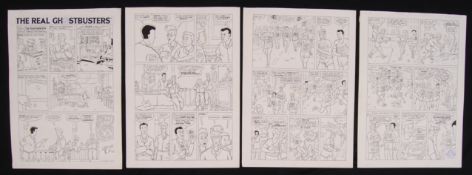 THE PHIL ELLIOTT ' THE REAL GHOSTBUSTERS ' ARTWORK COLLECTION