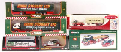 ASSORTED BOXED EDDIE STOBART HAULAGE RELATED DIECAST