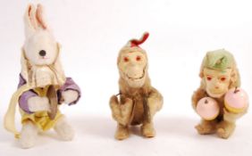 THREE VINTAGE 1950'S WIND UP TOYS