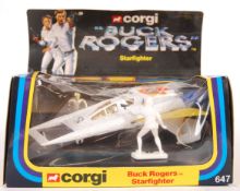 RARE 1980'S CORGI TOYS 647 BUCK ROGERS STARFIGHTER.