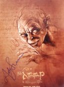 THE HOBBIT - LORD OF THE RINGS - AUTOGRAPHED 16X12