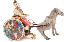 RARE 1920'S LEHMANN CLOCKWORK STUBBORN DONKEY TOY