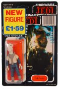 MINT+ RARE STAR WARS TRI-LOGO YAK FACE CARDED FIGU