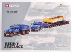 CORGI HEAVY HAULAGE LIMITED EDITION BOXED DIECAST MODEL SET