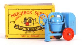 VINTAGE MATCHBOX LESNEY NO 3 BOXED CEMENT MIXER