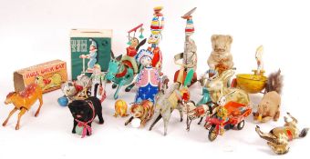 COLLECTION OF APPROX 20 CLOCKWORK TOYS
