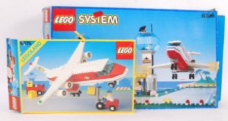 TWO VINTAGE LEGO AIRPORT RELATED BOXED SETS