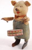SCHUCO 1930'S CLOCKWORK PIG DRUMMER