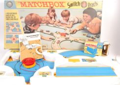 RARE VINTAGE MATCHBOX ' SWITCH A TRACK ' LESNEY BOXED GAME SET