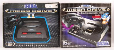 SEGA MEGA DRIVE VIDEO GAMES COMPUTER CONSOLES WITH GAMES
