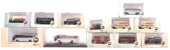 COLLECTION OF 12 OXFORD DIECAST MADE N GAUGE BOXED