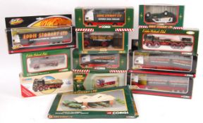 COLLECTION OF CORGI EDDIE STOBART BOXED DIECAST MODELS