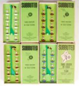 COLLECTION OF VINTAGE SUBBUTEO FOOTBALL TEAMS - BOXED