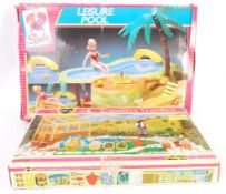 TWO ORIGINAL VINTAGE SINDY BOXED PLAYSETS