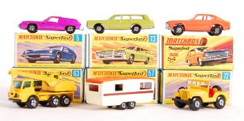 RARE MINT+ MATCHBOX SUPERFAST BOXED DIECAST MODELS