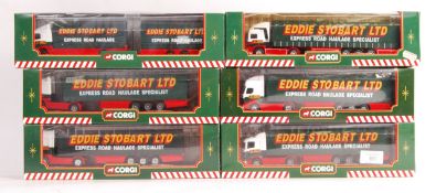 COLLECTION OF CORGI EDDIE STOBART BOXED DIECAST MODEL LORRIES