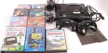 SEGA MEGA DRIVE 16-BIT VIDEO COMPUTER GAMES CONSOLE WITH GAMES