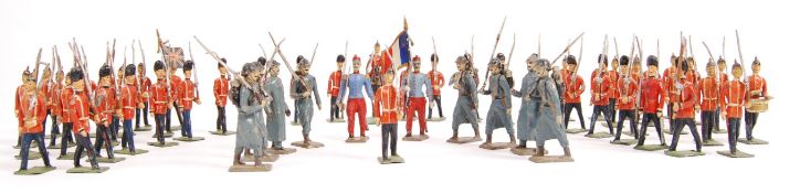 GOOD COLLECTION OF ANTIQUE FRENCH MIGNOT LEAD SOLDIERS