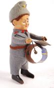 SCHUCO 1930'S CLOCKWORK SWISS DRUMMER CYMBAL MUSICIAN PLAYER