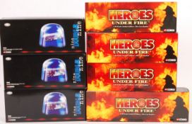 SEVEN CORGI BOXED 1/50 SCALE DIECAST FIRE ENGINES