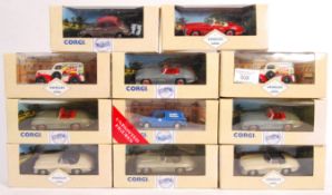 COLLECTION OF 11 CORGI CLASSICS BOXED DIECAST MODE