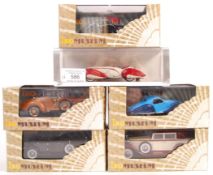 COLLECTION OF SIX 1/43 SCALE DIECAST MODEL VETERAN CARS