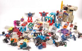 ASSORTED VINTAGE 1980'S HASBRO G1 TRANSFORMERS ACTION FIGURES