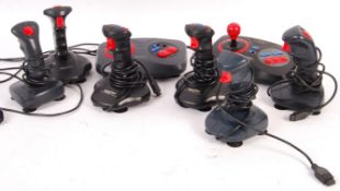 ASSORTED VINTAGE QUICK SHOT VIDEO GAMES JOYSTICK CONTROLLERS