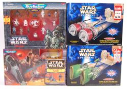 GROUP OF FOUR STARWARS BOXED MICRO MACHINES TYPE P