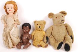 COLLECTION OF VINTAGE DOLLS & TEDDY BEARS