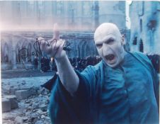 HARRY POTTER - RALPH FIENNES - VOLDEMORT AUTOGRAPHED 14X11
