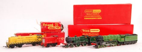 FOUR VINTAGE HORNBY TRIANG 00 GAUGE LOCOMOTIVES