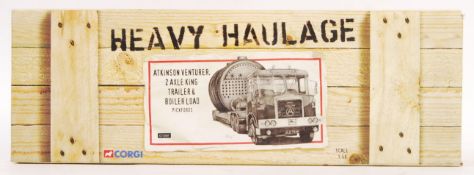 CORGI HEAVY HAULAGE BOXED PRECISION DIECAST MODEL SET