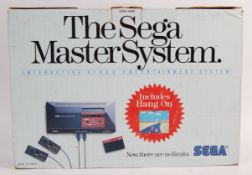 RARE SEGA MASTER SYSTEM MK 1 GAMES CONSOLE WITH HA
