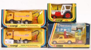 FOUR VINTAGE 1980'S CORGI TOYS BOXED DIECAST MODELS