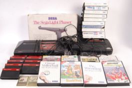 VINTAGE SEGA MASTER SYSTEM I & II VIDEO GAMES CONSOLES WITH GAMES
