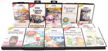 ASSORTED SEGA MASTER SYSTEM VIDEO COMPUTER CONSOLE GAMES