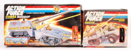 ORIGINAL VINTAGE HASBRO MADE ACTION FORCE (GI JOE) FIGURE PLAYSETS