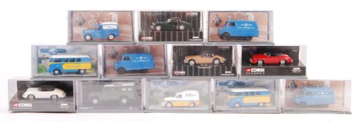 COLLECTION OF CORGI CLASSICS BOXED 1/43 SCALE DIEC
