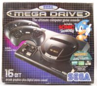 SEGA MEGA DRIVE 16-BIT VIDEO GAMES COMPUTER CONSOLE WITH GAMES