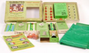 COLLECTION OF VINTAGE SUBBUTEO TABLE TOP FOOTBALL
