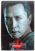 STAR WARS ROGUE ONE - DONNIE YEN - AUTOGRAPHED 8X10