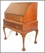 A 20th Century 1930's mahogany bureau writing desk