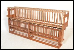 A vintage 20th Century industrial  multi sectional